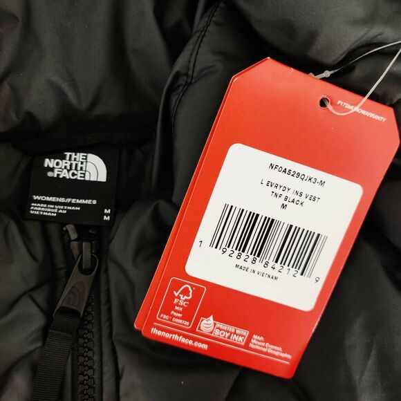 NWT THE NORTH FACE WOMEN'S EVERYDAY INSULATED VEST Black M - Embroidery - Picture 3 of 4